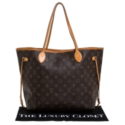 Louis Vuitton Monogram Canvas Neverfull MM Bag