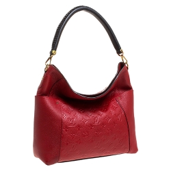 Pre Owned Louis Vuitton Cherry Empreinte Leather Bagatelle Bag