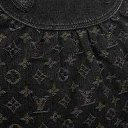 Pre Owned Louis Vuitton Monogram Denim Neo Cabby GM Tote