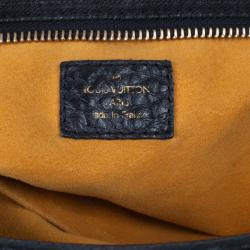 Pre Owned Louis Vuitton Monogram Denim Neo Cabby GM Tote