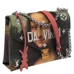 Pre Owned Louis Vuitton Multicolor Da Vinci Masters Collection Chain Bag