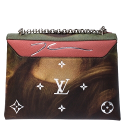 Pre Owned Louis Vuitton Multicolor Da Vinci Masters Collection Chain Bag