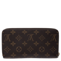 Louis Vuitton Monogram Canvas Zippy Wallet