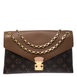 Louis Vuitton Pallas Chain Shoulder Bag Monogram Canvas and Calfskin