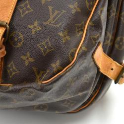 Pre Owned Louis Vuitton Monogram Canvas Saumur 43 Messenger Bag 