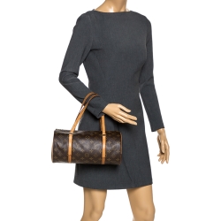 Pre Owned Louis Vuitton Monogram Canvas Papillon 30 Bag