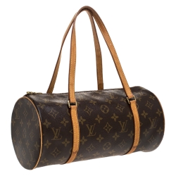 Pre Owned Louis Vuitton Monogram Canvas Papillon 30 Bag