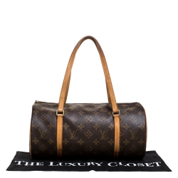 Pre Owned Louis Vuitton Monogram Canvas Papillon 30 Bag