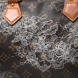 مملوكة مسبقًا حقيبة لوي فيتون سبيدي دينتيل إصدار محدود كانفاس مونوغرامي 30