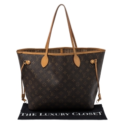 Louis Vuitton Monogram Canvas Neverfull MM Bag