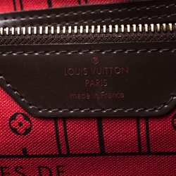 Louis Vuitton Damier Ebene Canvas Neverfull GM Bag