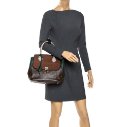 Pre Owned حقيبة لوي فيتون إصدار محدود ميجيستوكس مونوغرامي اكزوتيك خضراء PM