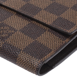 Pre Owned محفظة لوي فيتون بورت تريسور انترناشونال كانفاس دامييه ايبين