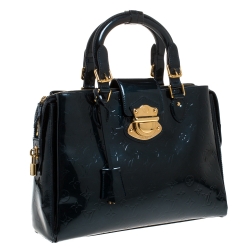 مملوكة مسبقًا حقيبة لوي فيتون مالروز أفنو فيرنيه مونوغرامية زرقاء نوي