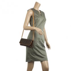 Pre Owned Louis Vuitton Pochette Monogram Twin GM Shoulder Bag