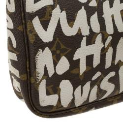 Pre Owned Louis Vuitton Monogram Limited Ed Stephen Sprouse Graffiti Pochette Accessoires