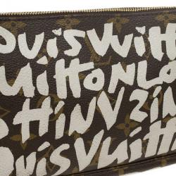 Pre Owned Louis Vuitton Monogram Limited Ed Stephen Sprouse Graffiti Pochette Accessoires