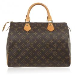 Pre Owned Louis Vuitton Monogram Speedy 30