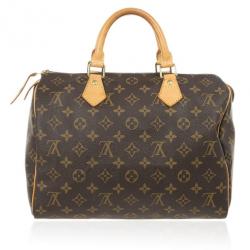 Pre Owned Louis Vuitton Monogram Speedy 30