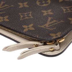 مملوكة مسبقًا Louis Vuitton White Monogram Canvas Insolite Wallet
