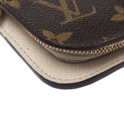 مملوكة مسبقًا Louis Vuitton White Monogram Canvas Insolite Wallet