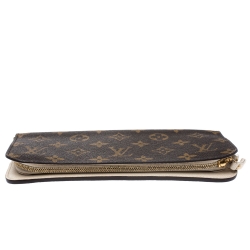 مملوكة مسبقًا Louis Vuitton White Monogram Canvas Insolite Wallet