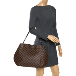 Pre Owned Louis Vuitton Damier Ebene Canvas Marylebone GM Bag