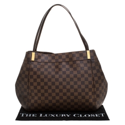 Pre Owned Louis Vuitton Damier Ebene Canvas Marylebone GM Bag