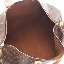Pre Owned Louis Vuitton Monogram Canvas Keepall BandouliÃ¨re 55 Bag