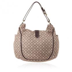 Pre Owned Louis Vuitton Sepia Monogram Mini Lin Idylle Romance Shoulder Handbag