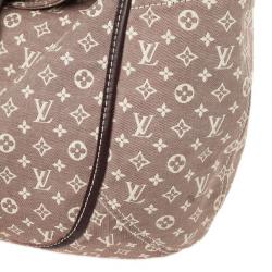 Pre Owned Louis Vuitton Sepia Monogram Mini Lin Idylle Romance Shoulder Handbag