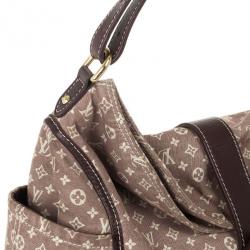 Pre Owned Louis Vuitton Sepia Monogram Mini Lin Idylle Romance Shoulder Handbag