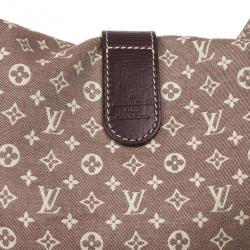 Pre Owned Louis Vuitton Sepia Monogram Mini Lin Idylle Romance Shoulder Handbag