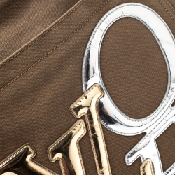 Pre Owned حقيبة يد لوي فيتون That's Love إصدار محدود كانفاس بنية كاكية