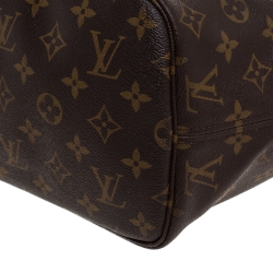 Pre Owned Louis Vuitton Monogram Canvas Neverfull MM Bag