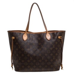 Pre Owned Louis Vuitton Monogram Canvas Neverfull MM Bag