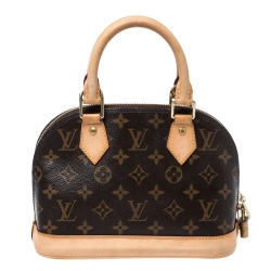 Pre Owned Louis Vuitton Monogram Canvas Alma BB Bag
