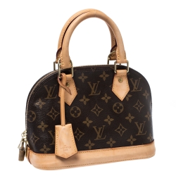 Pre Owned Louis Vuitton Monogram Canvas Alma BB Bag