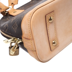 Pre Owned Louis Vuitton Monogram Canvas Alma BB Bag