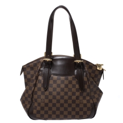 Pre Owned Louis Vuitton Damier Ebene Canvas Verona MM Bag