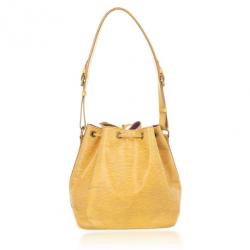 Pre Owned Louis Vuitton Yellow Epi Leather Petit Noe Bag