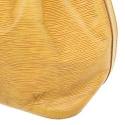 Pre Owned Louis Vuitton Yellow Epi Leather Petit Noe Bag