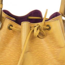 Pre Owned Louis Vuitton Yellow Epi Leather Petit Noe Bag