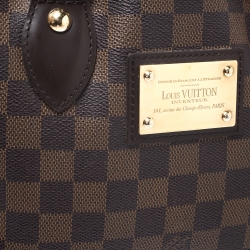 Pre Owned Louis Vuitton Damier Ebene Canvas Hampstead PM Bag