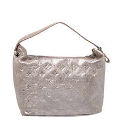 Pre Owned Louis Vuitton Shimmer Monogram Leather Halo Bag
