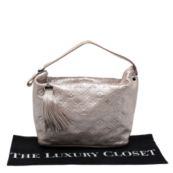 Pre Owned Louis Vuitton Shimmer Monogram Leather Halo Bag