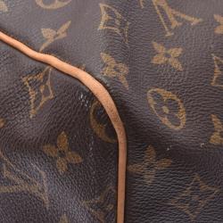 Pre Owned Louis Vuitton Monogram Canvas Keepall 60 Bag
