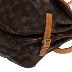 Pre Owned Louis Vuitton Monogram Canvas Saumur 35 Messenger Bag