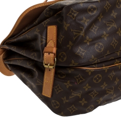 Pre Owned Louis Vuitton Monogram Canvas Saumur 35 Messenger Bag