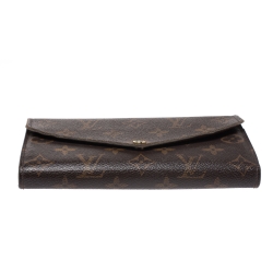 مملوكة مسبقًا Louis Vuitton Monogram Canvas Sarah Wallet